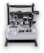 Compresseur d'air silencieux Jun-Air et Duerr-Technik